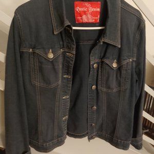 NWOT Jeans Jacket Sz L